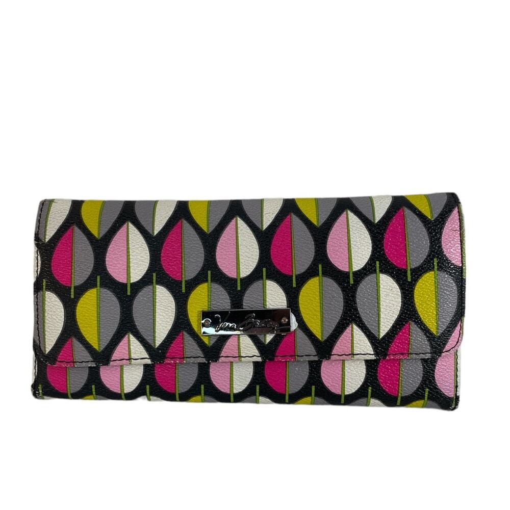 Vera Bradley Moon Drops Tri-Fold Wallet